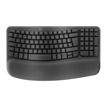 Клавиатура Logitech Wave Keys wireless ergonomic keyboard - GRAPHITE - US INT`L - 2.4GHZ/BT - N/A - INTNL-973 - UNIVERSAL Клавиатура Logitech Wave Keys wireless ergonomic keyboard - GRAPHITE - US INT`L - 2.4GHZ/BT - N/A - INTNL-973 - UNIVERSAL